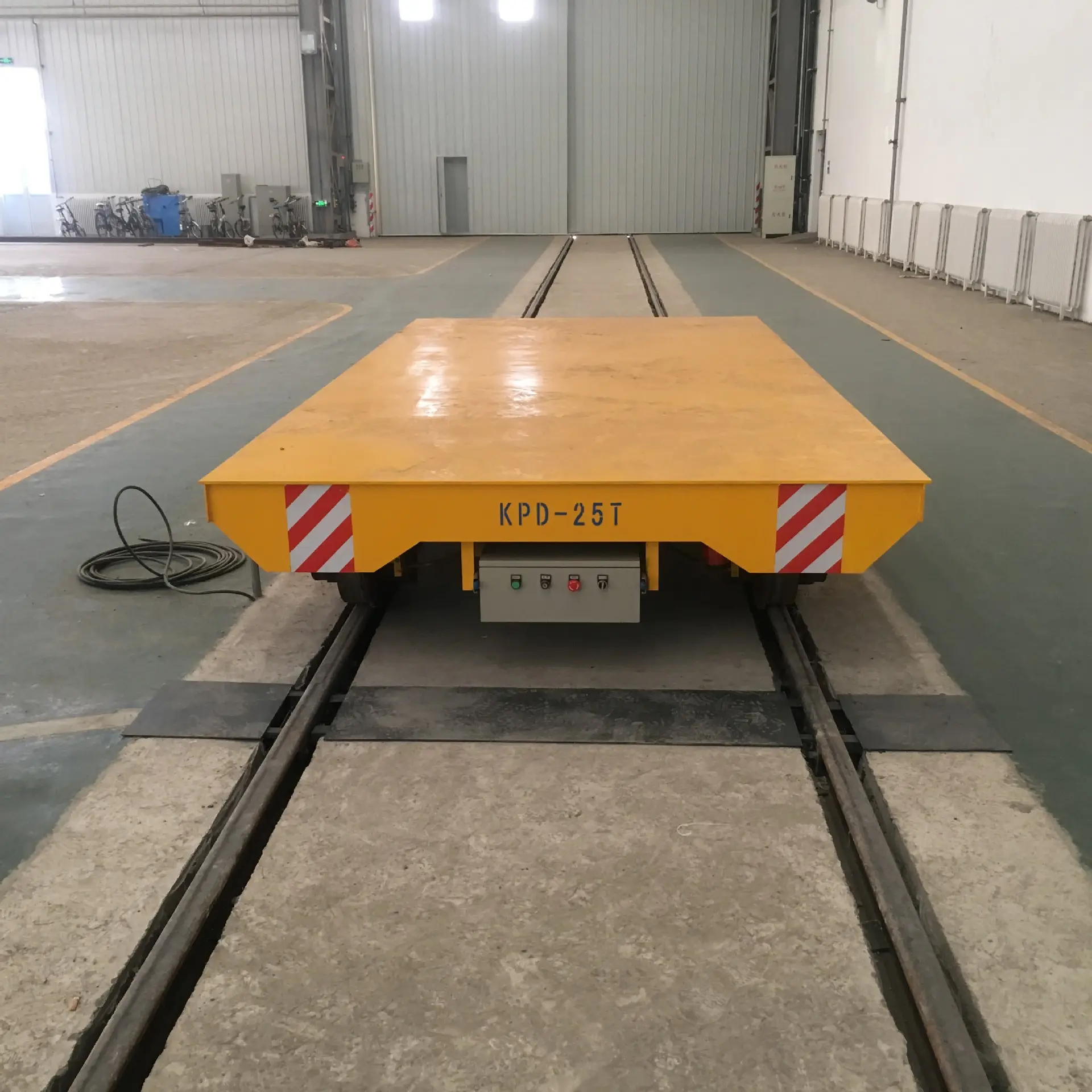 Battery Rail Flat Car