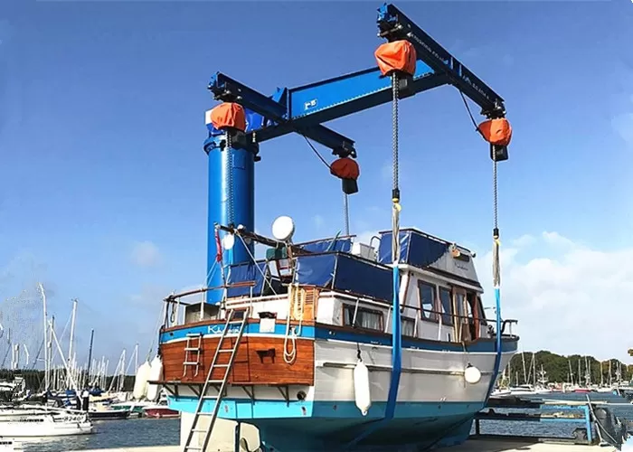 Heavy Boat Jib Crane